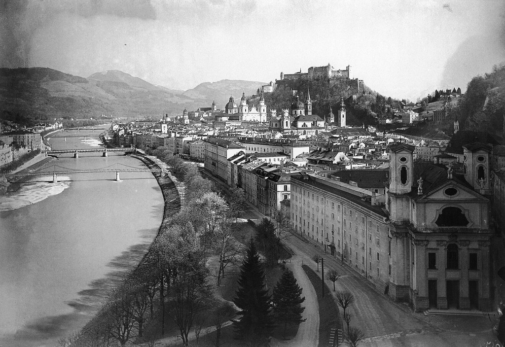 Blick von der Humbolt Terrasse um 1910 © Stadtarchive
